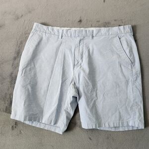 Old Navy Mens Shorts Size 40 Slim Light Blue Chambray Comfort
